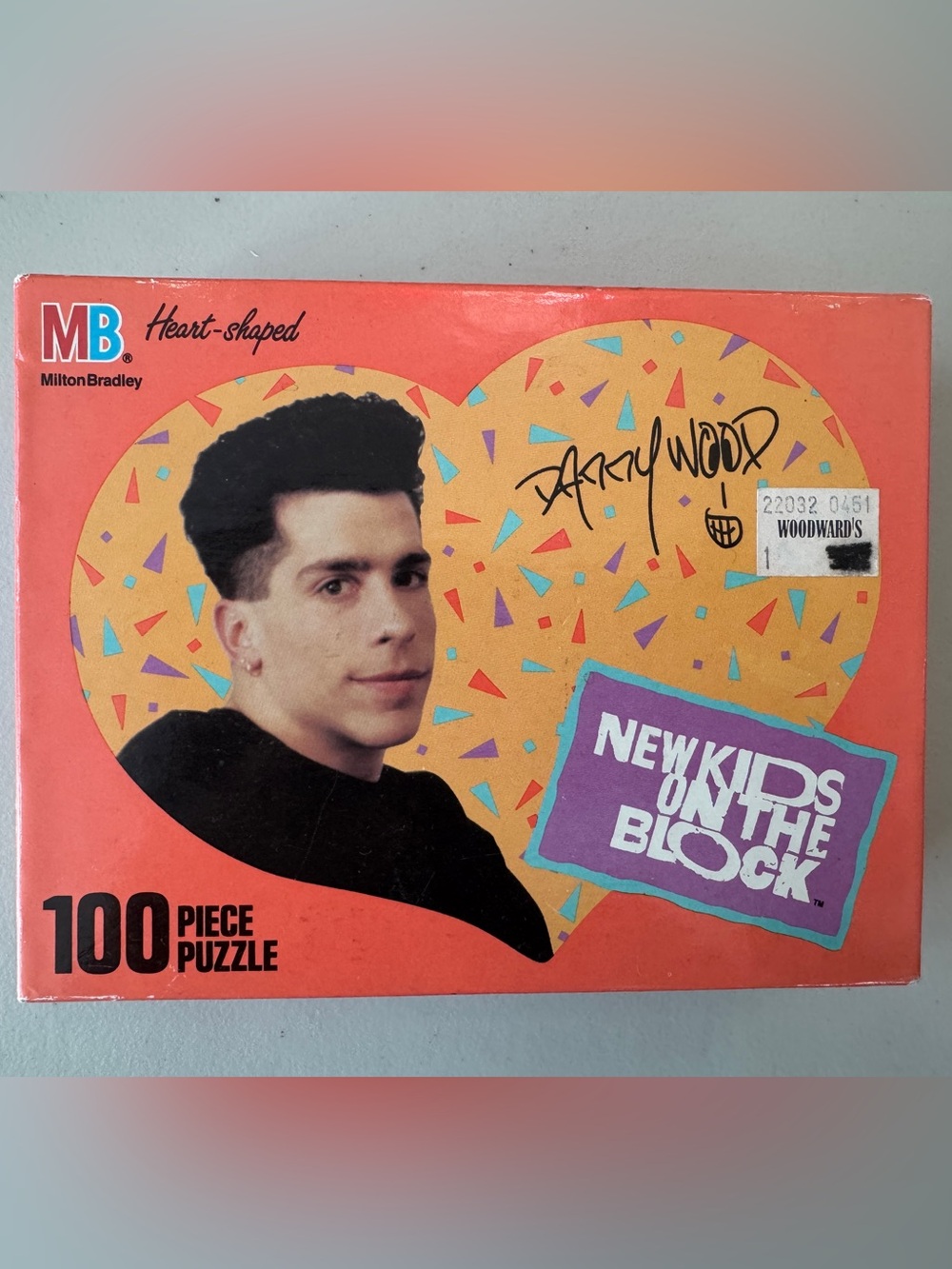 Brand new 100-piece New Kids on the Block Heart-Shaped Puzzle - Danny Wood